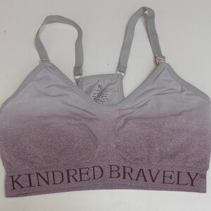 Kindred Bravely Ombre Nursing Bralette - Lavender to Dusty Mauve